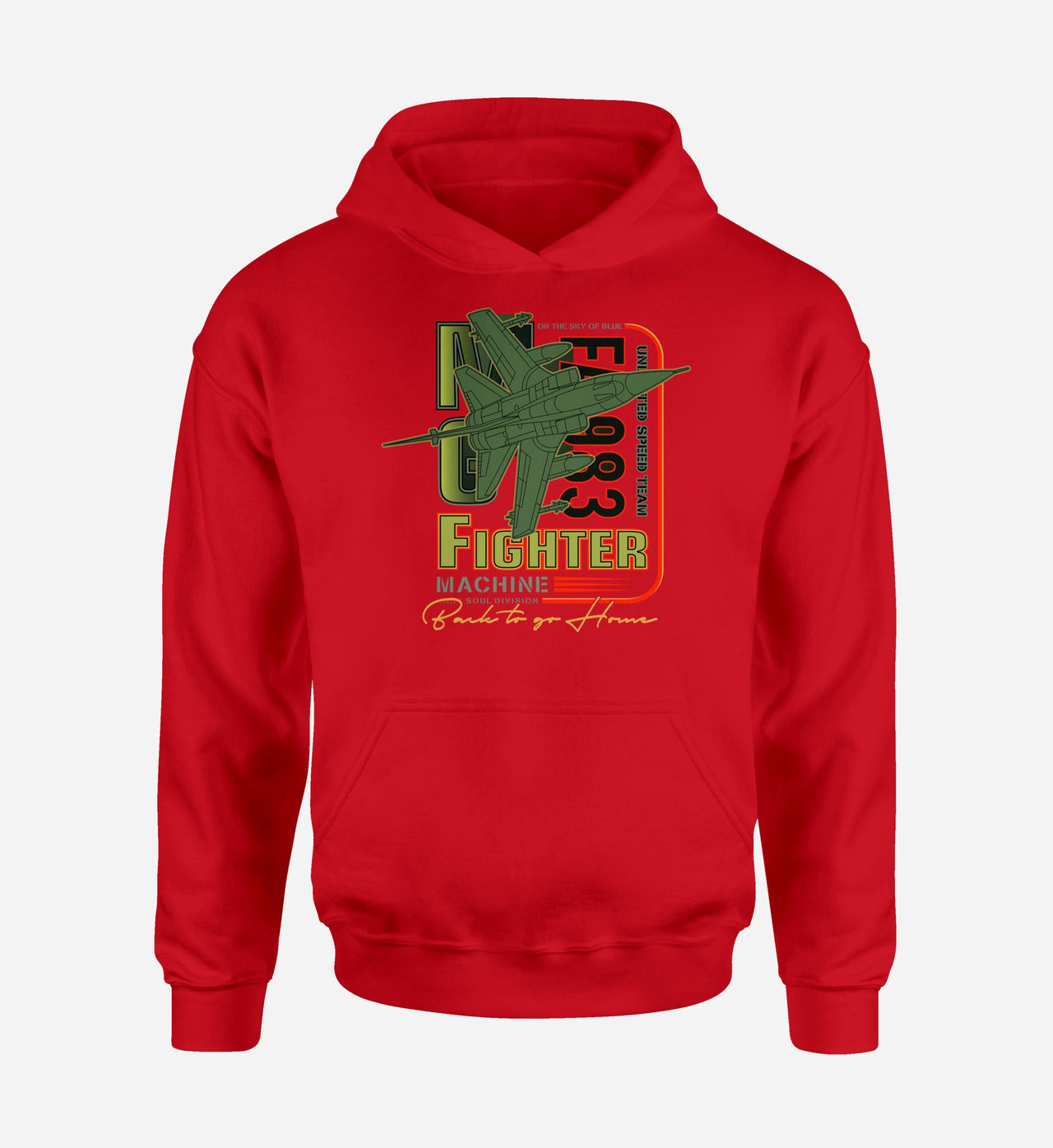 Fighter Machine Designed Hoodies