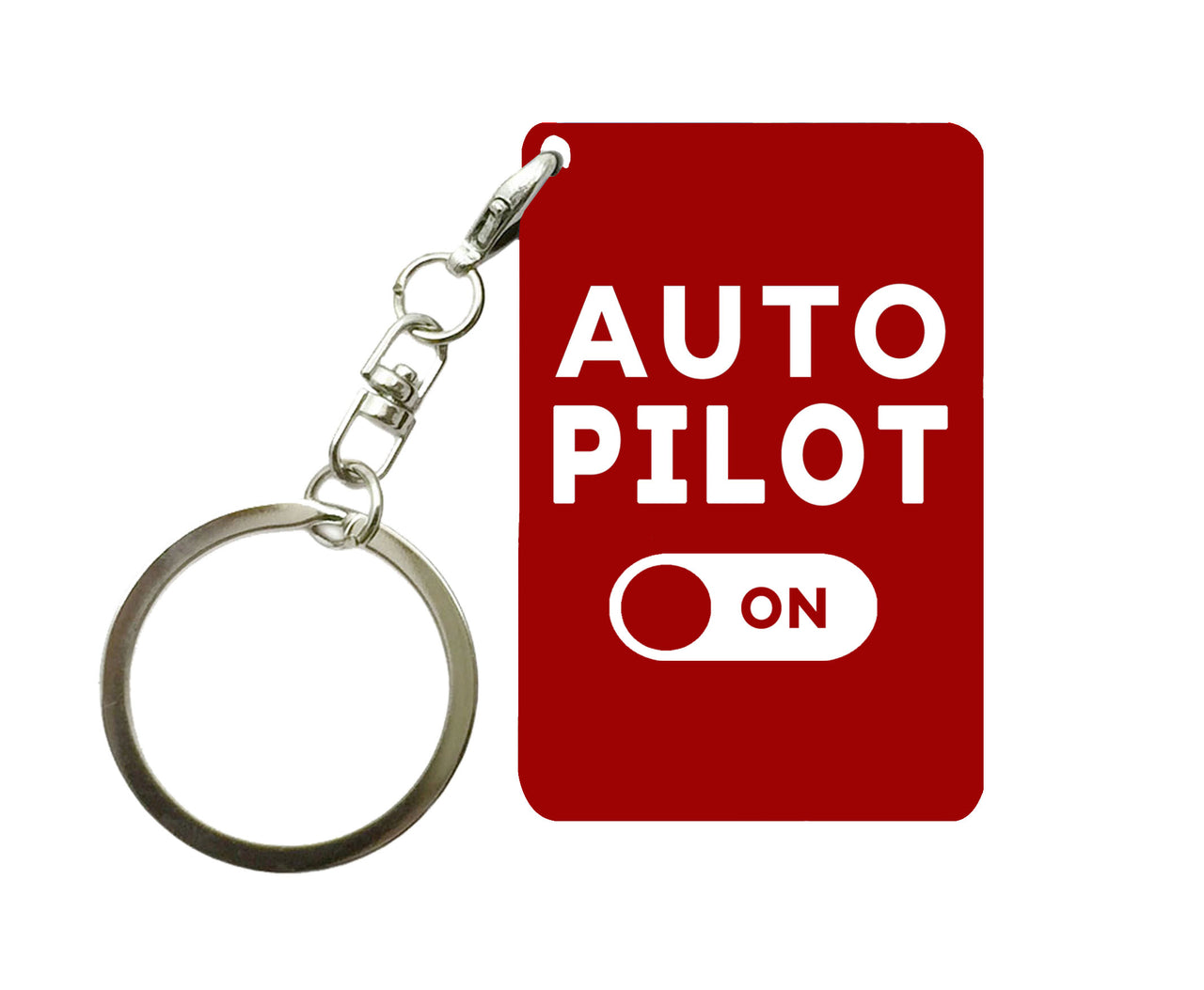 Auto Pilot ON Designed Key Chains