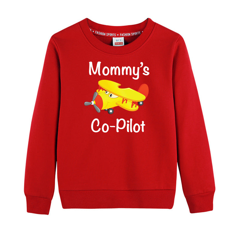 Mommy's Co-Pilot (Propeller2) Designed "CHILDREN" Sweatshirts