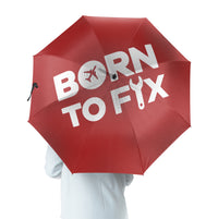 Thumbnail for Born To Fix Airplanes Designed Umbrella