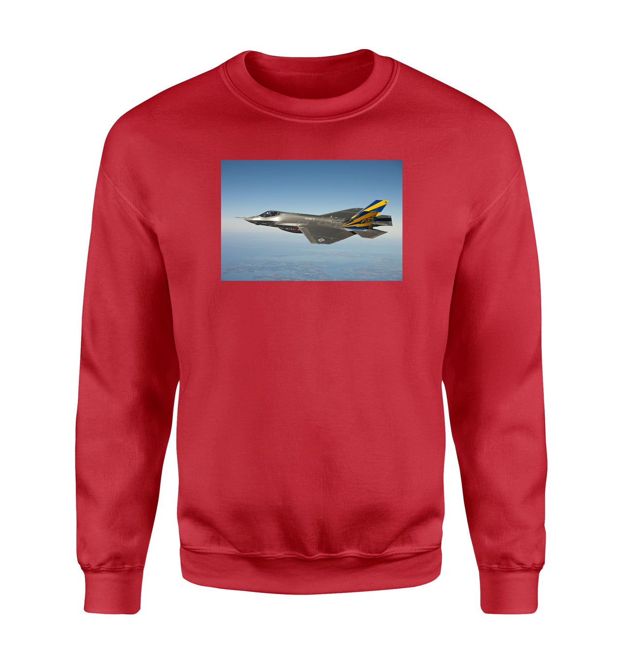 Cruising Fighter Jet 35 Designed Sweatshirts
