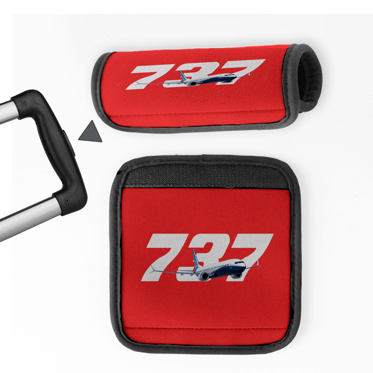 Super Boeing 737 Designed Neoprene Luggage Handle Covers