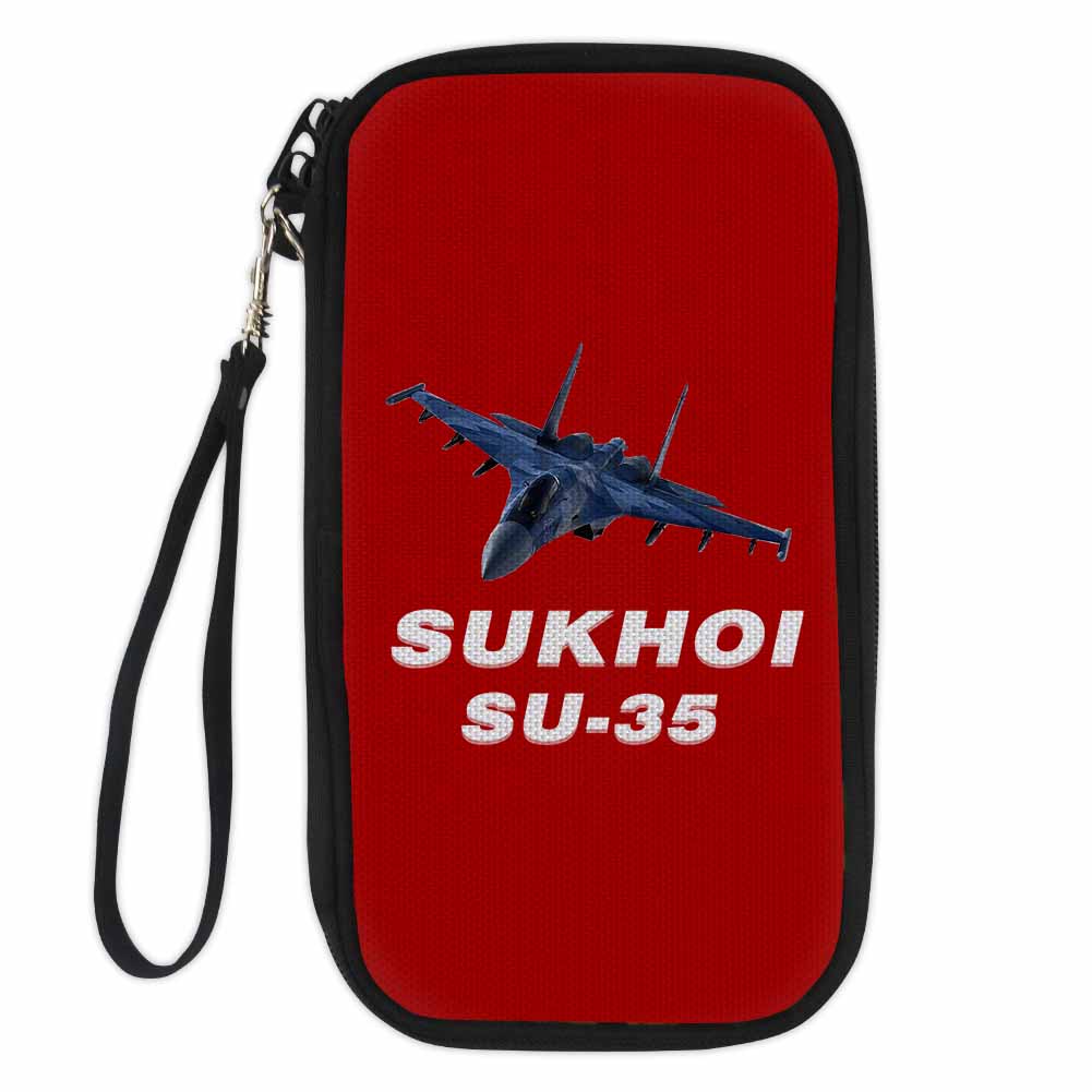 The Sukhoi SU-35 Designed Travel Cases & Wallets