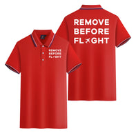 Thumbnail for Remove Before Flight Designed Stylish Polo T-Shirts (Double-Side)