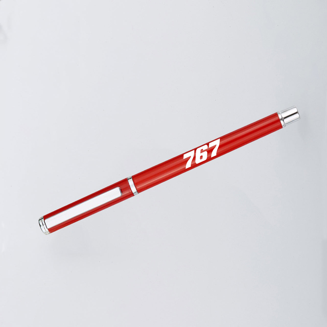 767 Flat Text Designed Ballpens