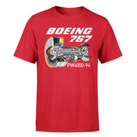 Thumbnail for Boeing 767 Engine (PW4000-94) Designed T-Shirts