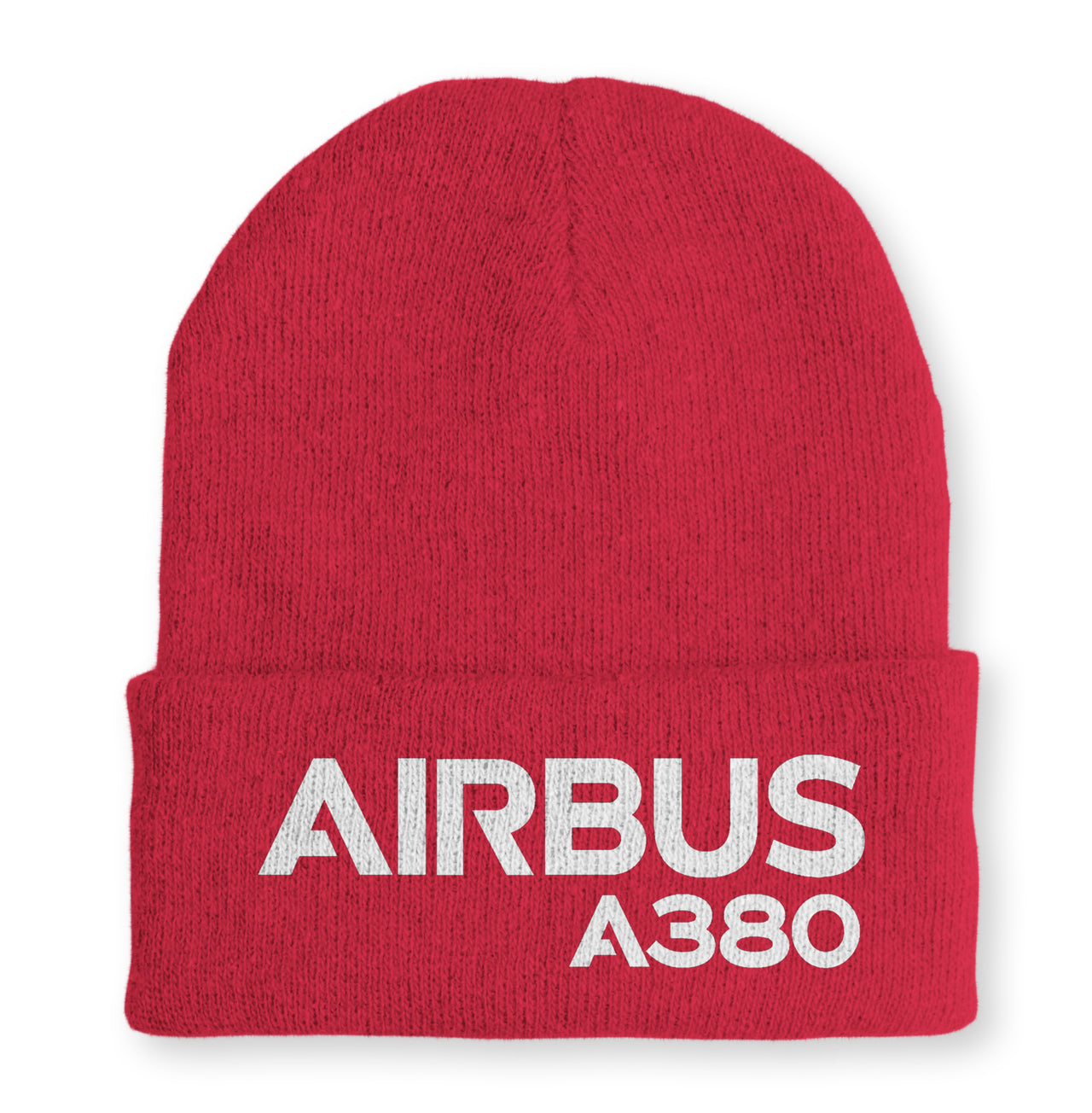 Airbus A380 & Text Embroidered Beanies