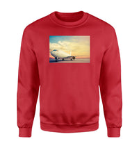Thumbnail for Parked Aircraft During Sunset Designed Sweatshirts