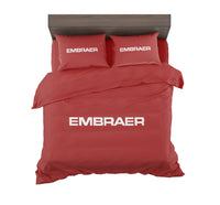 Thumbnail for Embraer & Text Designed Bedding Sets