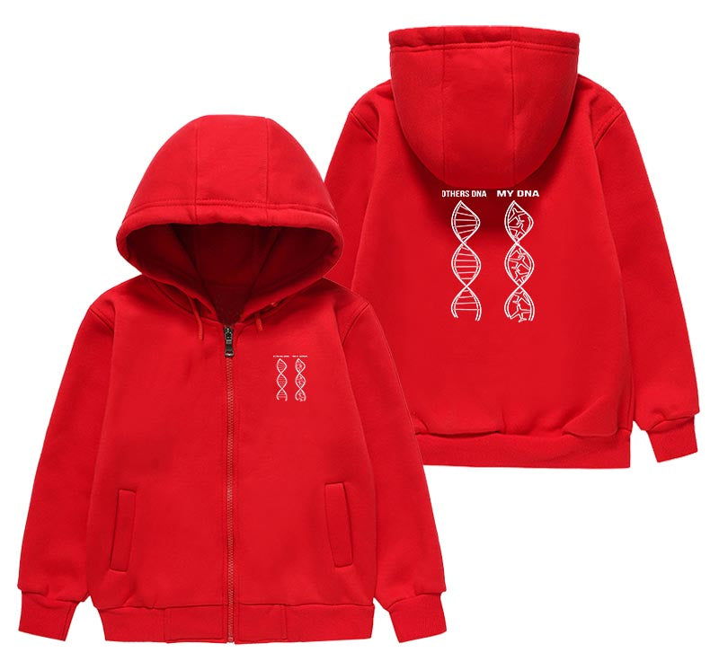 Aviation DNA Designed "CHILDREN" Zipped Hoodies