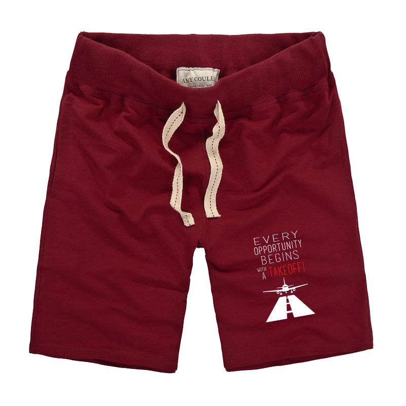 Every Opportunity Designed Cotton Shorts