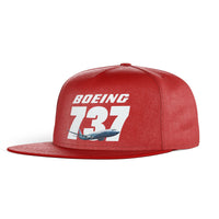 Thumbnail for Super Boeing 737+Text Designed Snapback Caps & Hats