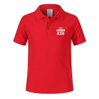 Thumbnail for Airbus A350 & Plane Designed Children Polo T-Shirts