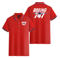 Thumbnail for Amazing Boeing 747 Designed Stylish Polo T-Shirts (Double-Side)