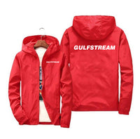 Thumbnail for Gulfstream & Text Designed Windbreaker Jackets