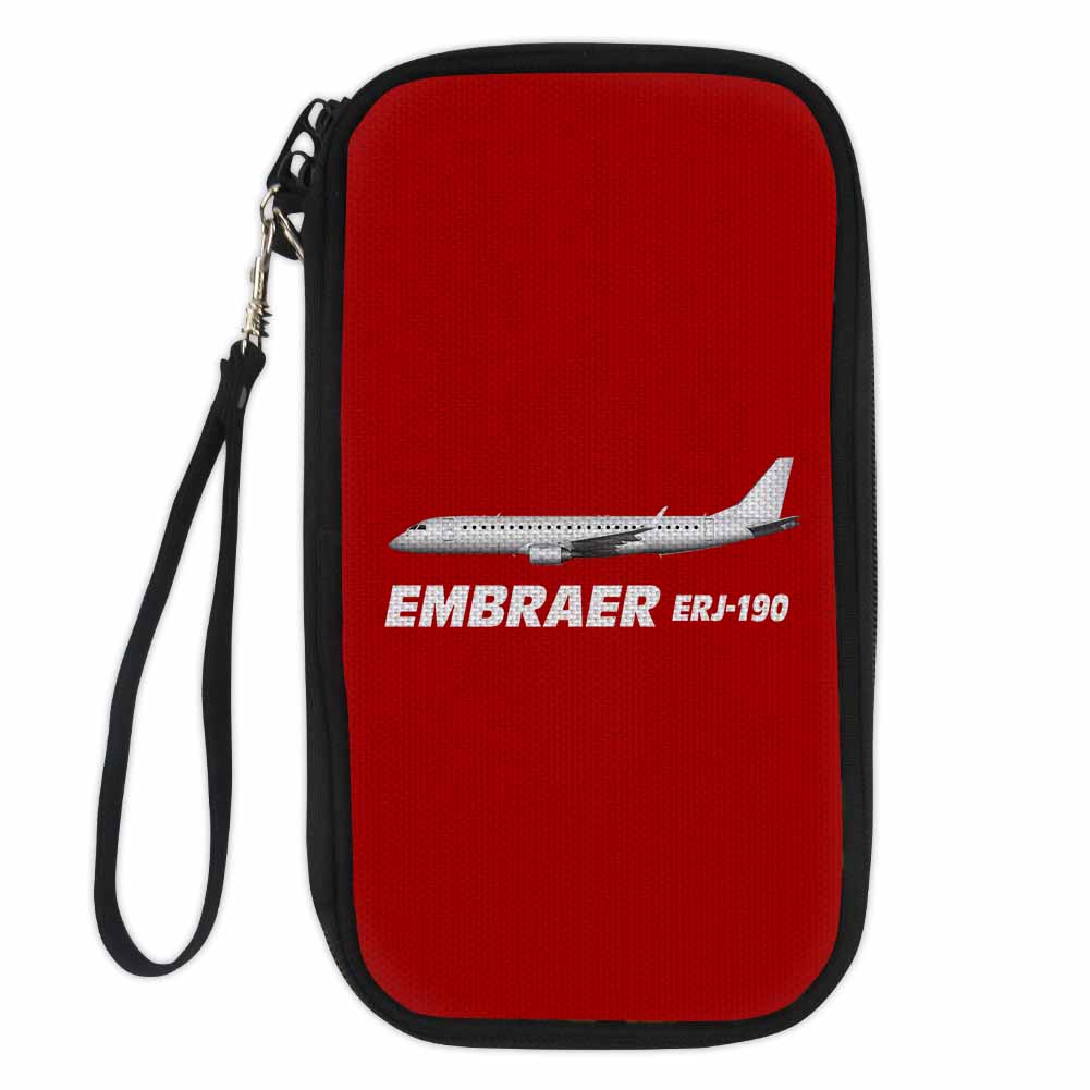 The Embraer ERJ-190 Designed Travel Cases & Wallets