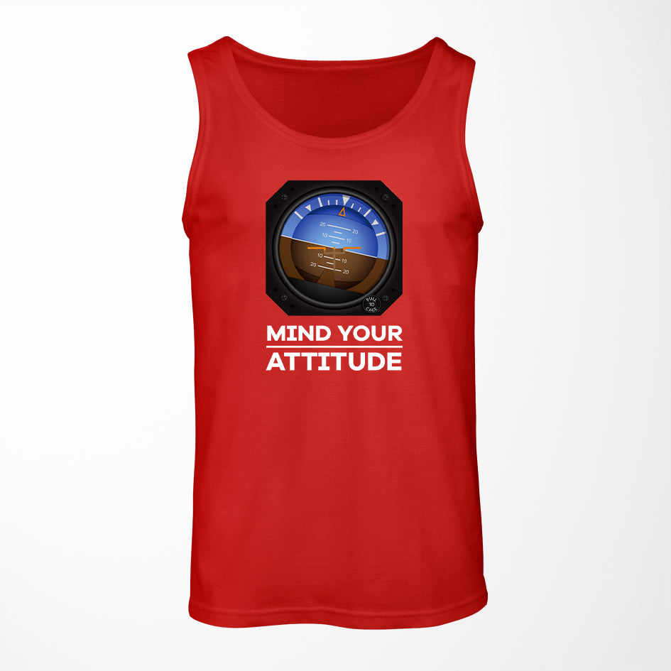 Mind Your Attitude Designed Tank Tops