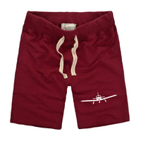 Thumbnail for Piper PA28 Silhouette Plane Designed Cotton Shorts
