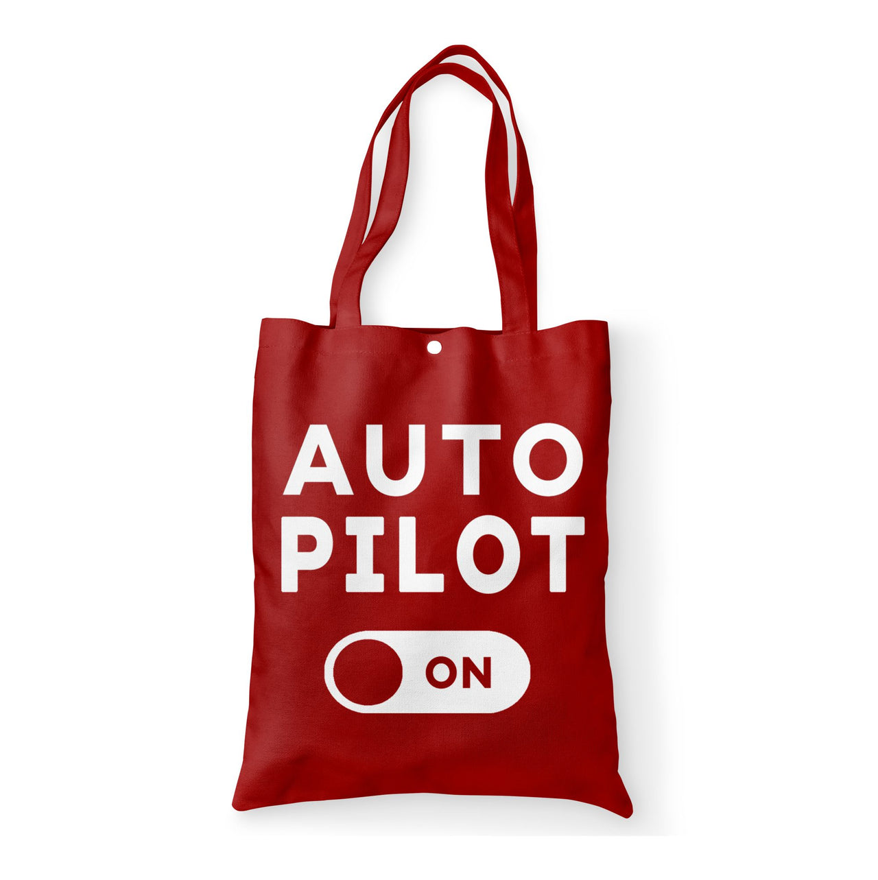 Auto Pilot ON Designed Tote Bags