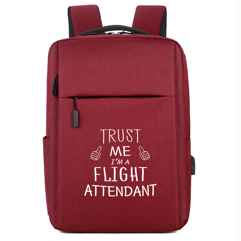 Trust Me I'm a Flight Attendant Designed Super Travel Bags