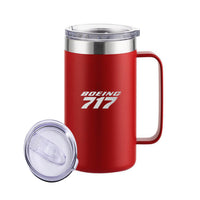 Thumbnail for Boeing 717 & Text Designed Stainless Steel Beer Mugs