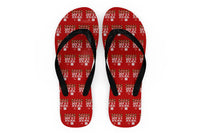 Thumbnail for Jet Fuel Only Designed Slippers (Flip Flops)