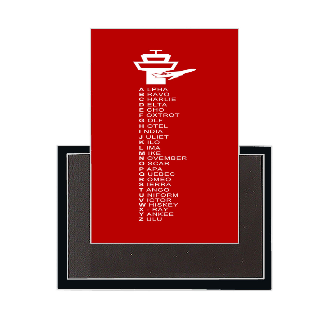 Aviation Alphabet Designed Magnets