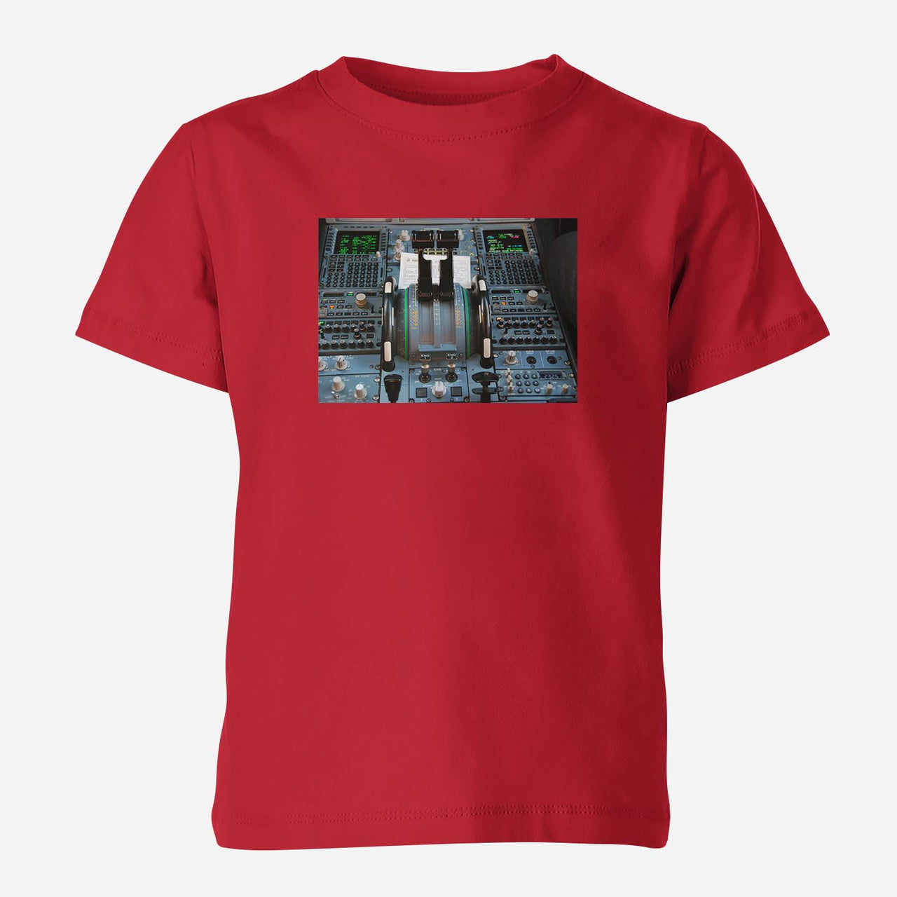 Airbus A320 Cockpit Designed Children T-Shirts