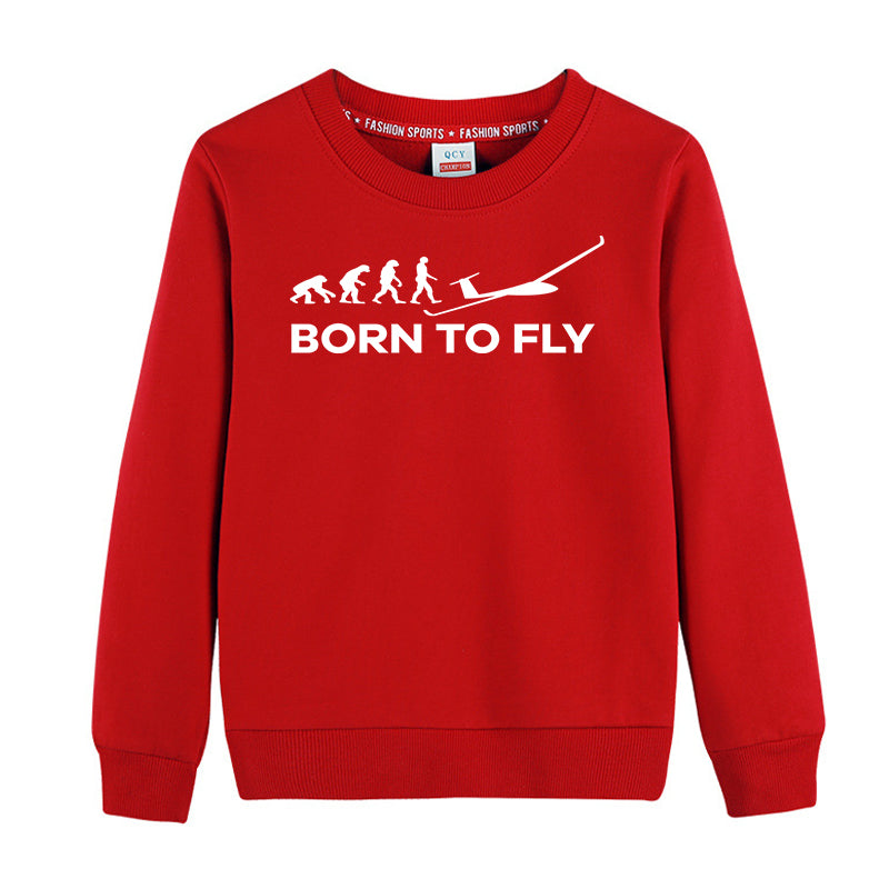 Born To Fly Glider Designed "CHILDREN" Sweatshirts