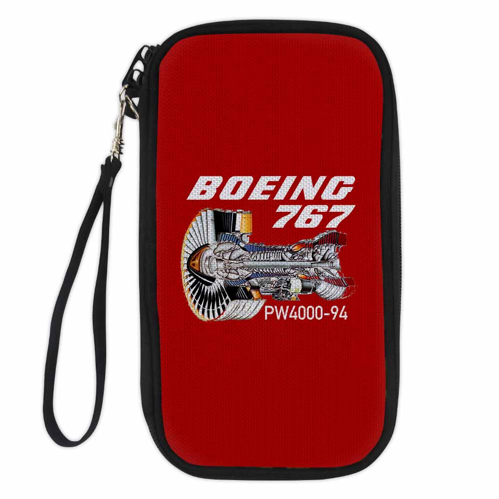 Boeing 767 Engine (PW4000-94) Designed Travel Cases & Wallets