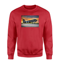 Thumbnail for Old Airplane Parked During Sunset Designed Sweatshirts