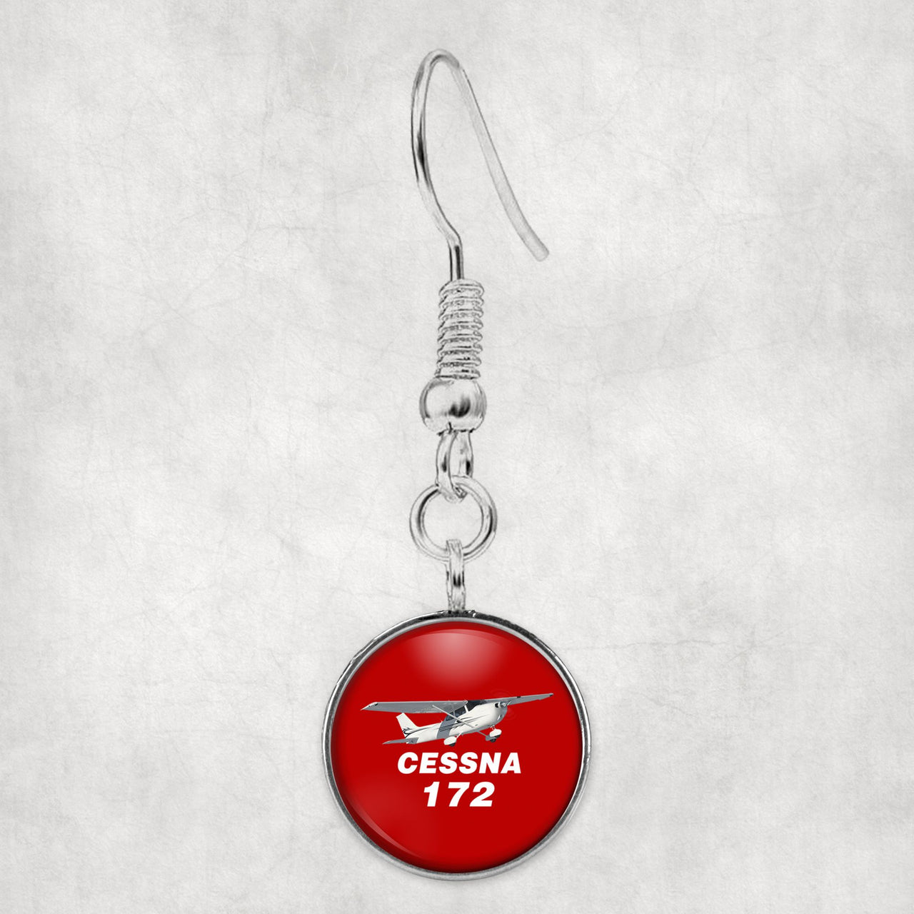 The Cessna 172 Designed Earrings