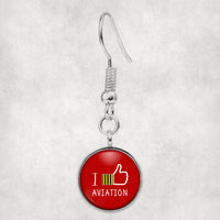 Thumbnail for I Like Aviation Designed Earrings