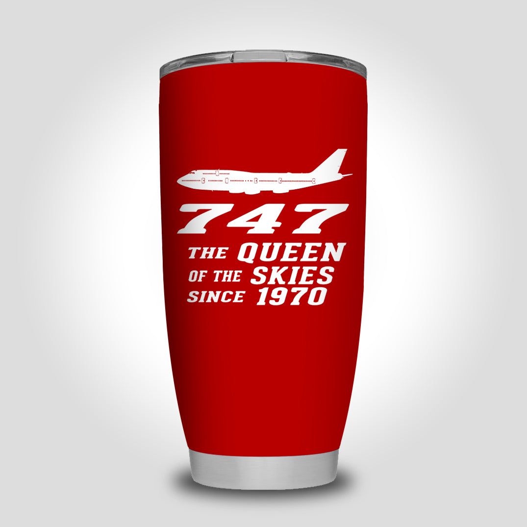Boeing 747 - Queen of the Skies (2) Designed Tumbler Travel Mugs