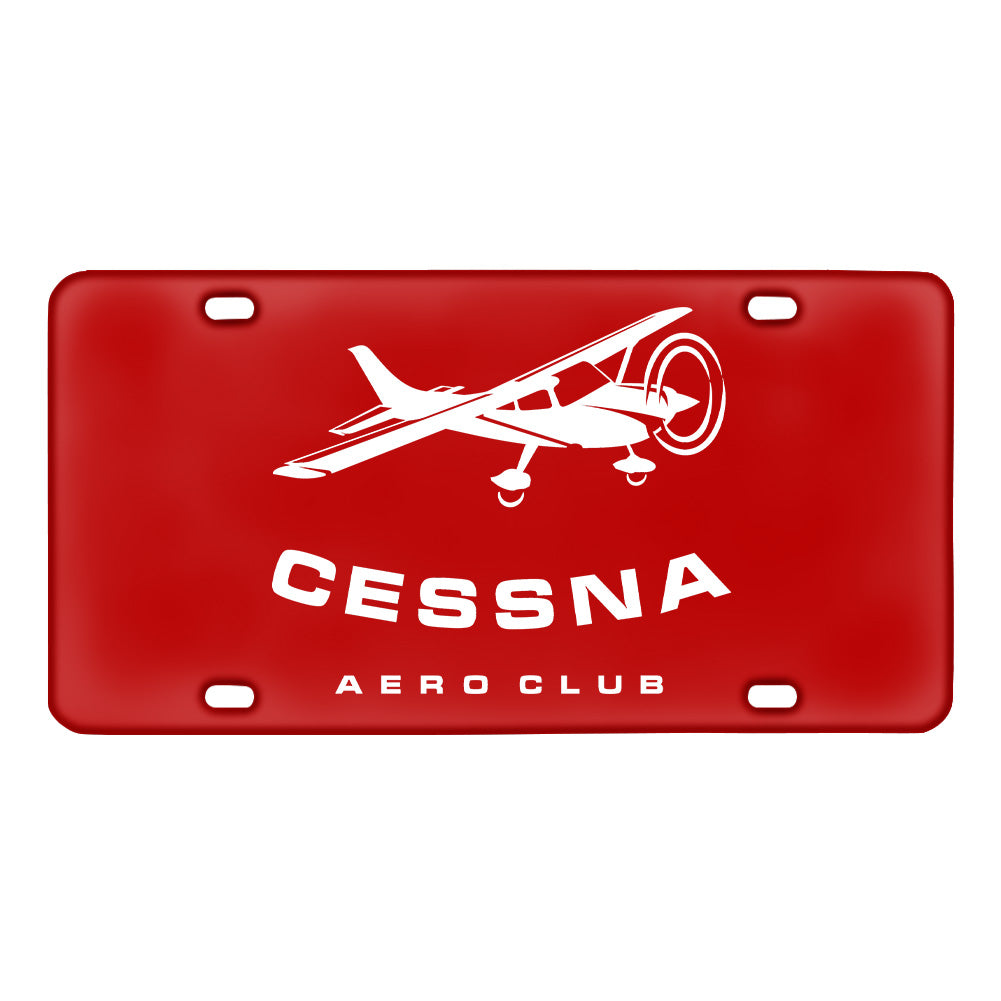 Cessna Aeroclub Designed Metal (License) Plates