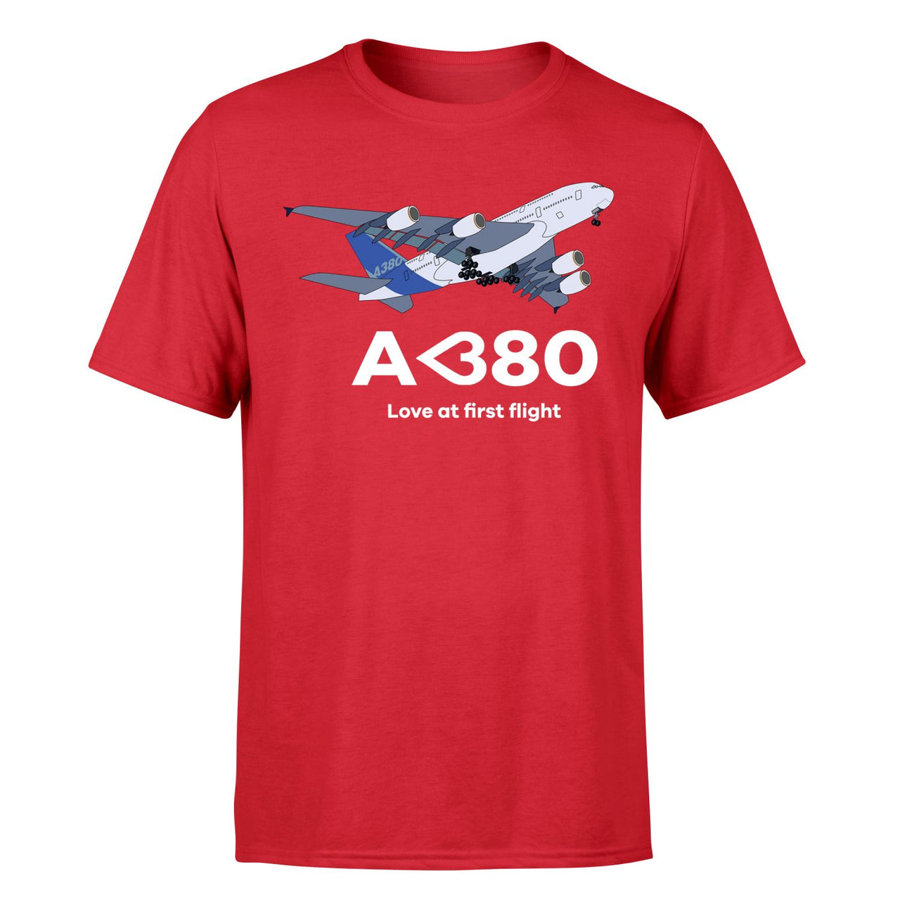 Airbus A380 Love at first flight Designed T-Shirts
