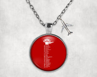 Thumbnail for Aviation Alphabet Designed Necklaces