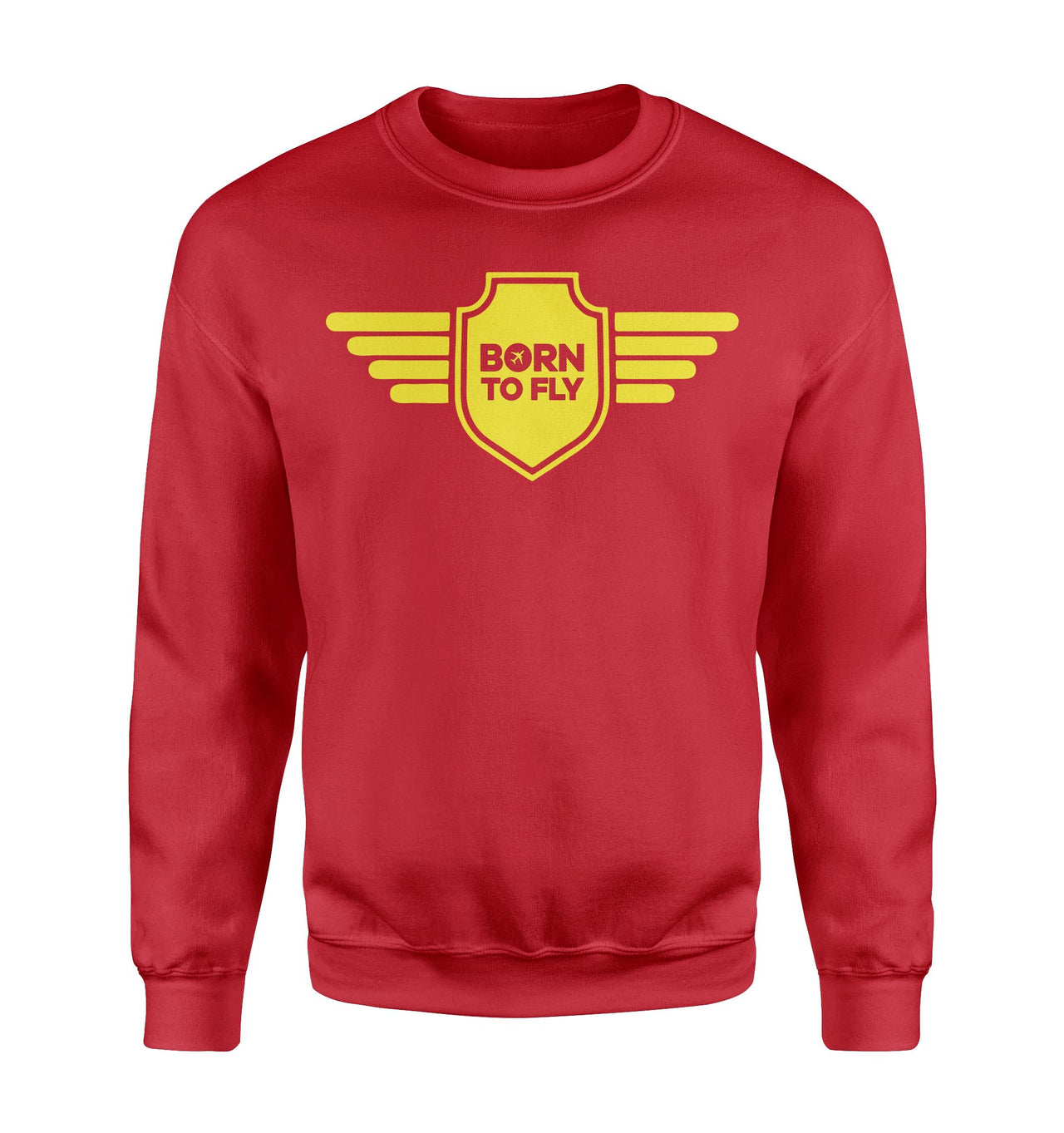 Born To Fly & Badge Designed Sweatshirts