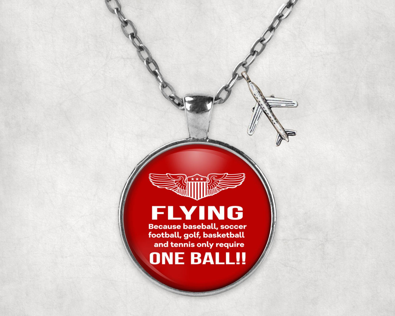 Flying One Ball Designed Necklaces