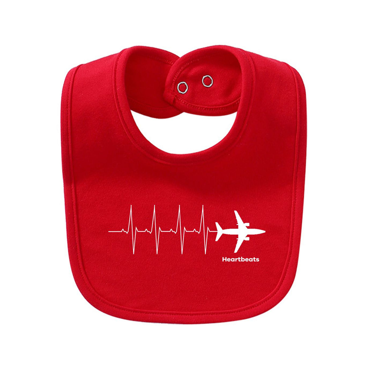 Aviation Heartbeats Designed Baby Saliva & Feeding Towels