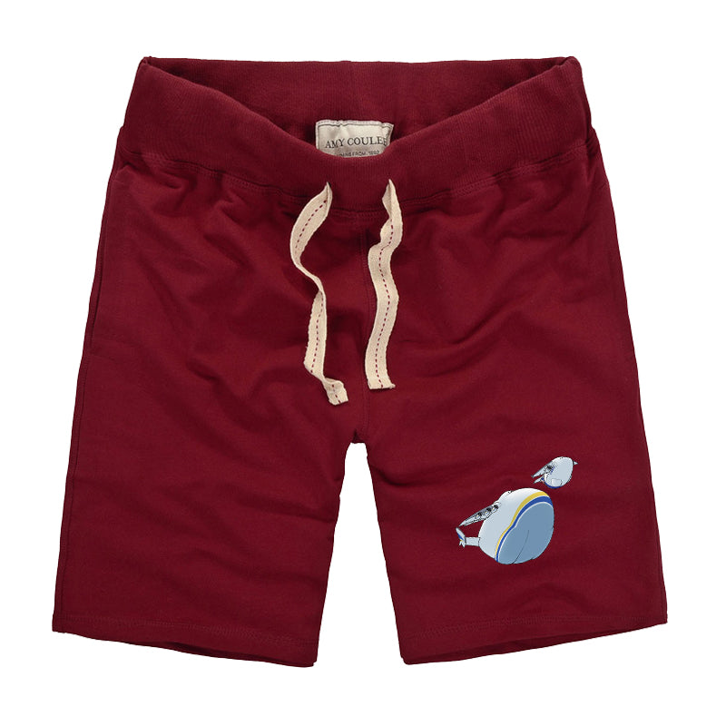 Antonov 225 and 148 Designed Cotton Shorts