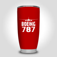 Thumbnail for Boeing 787 & Plane Designed Tumbler Travel Mugs