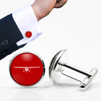 Thumbnail for Cessna 172 Silhouette Designed Cuff Links