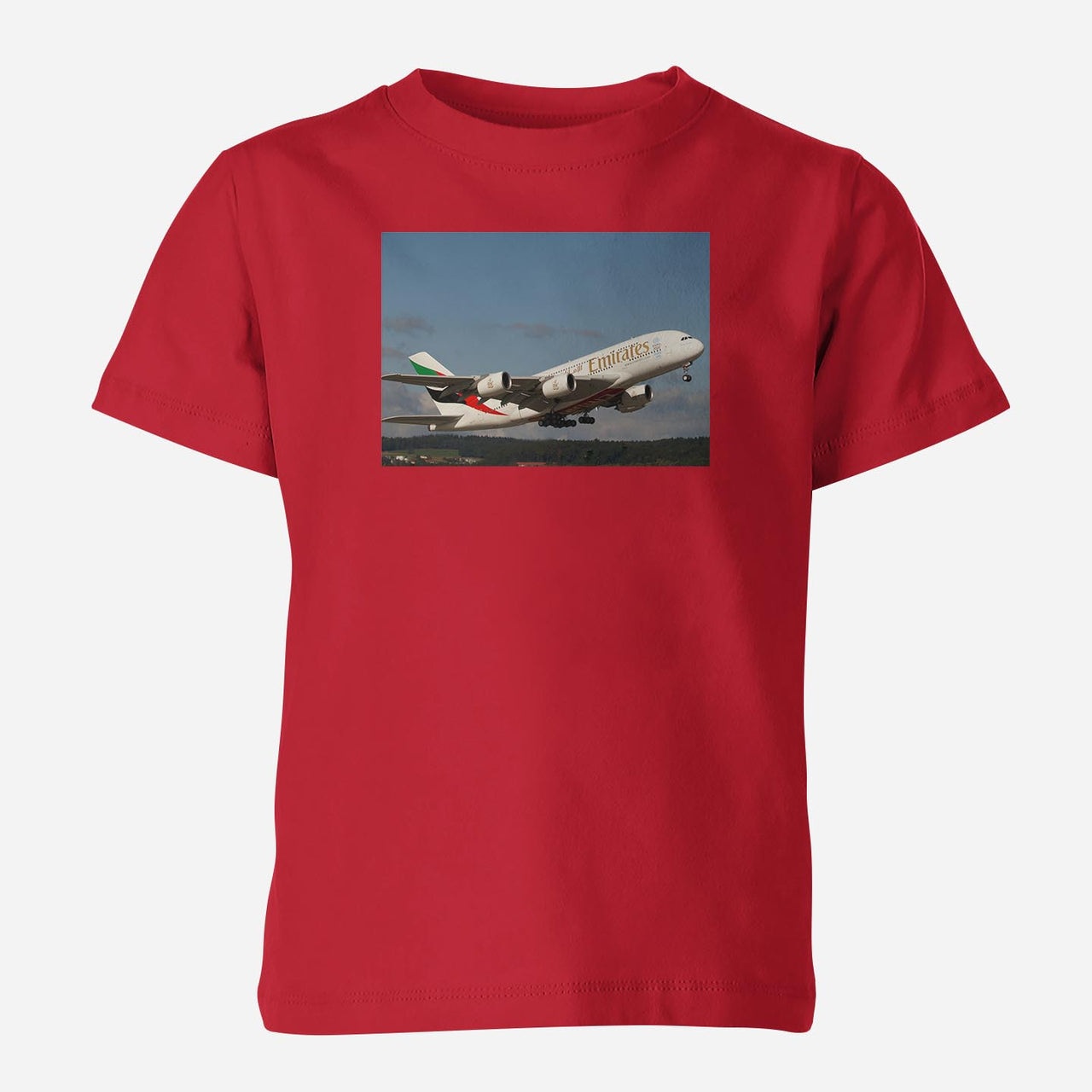 Departing Emirates A380 Designed Children T-Shirts