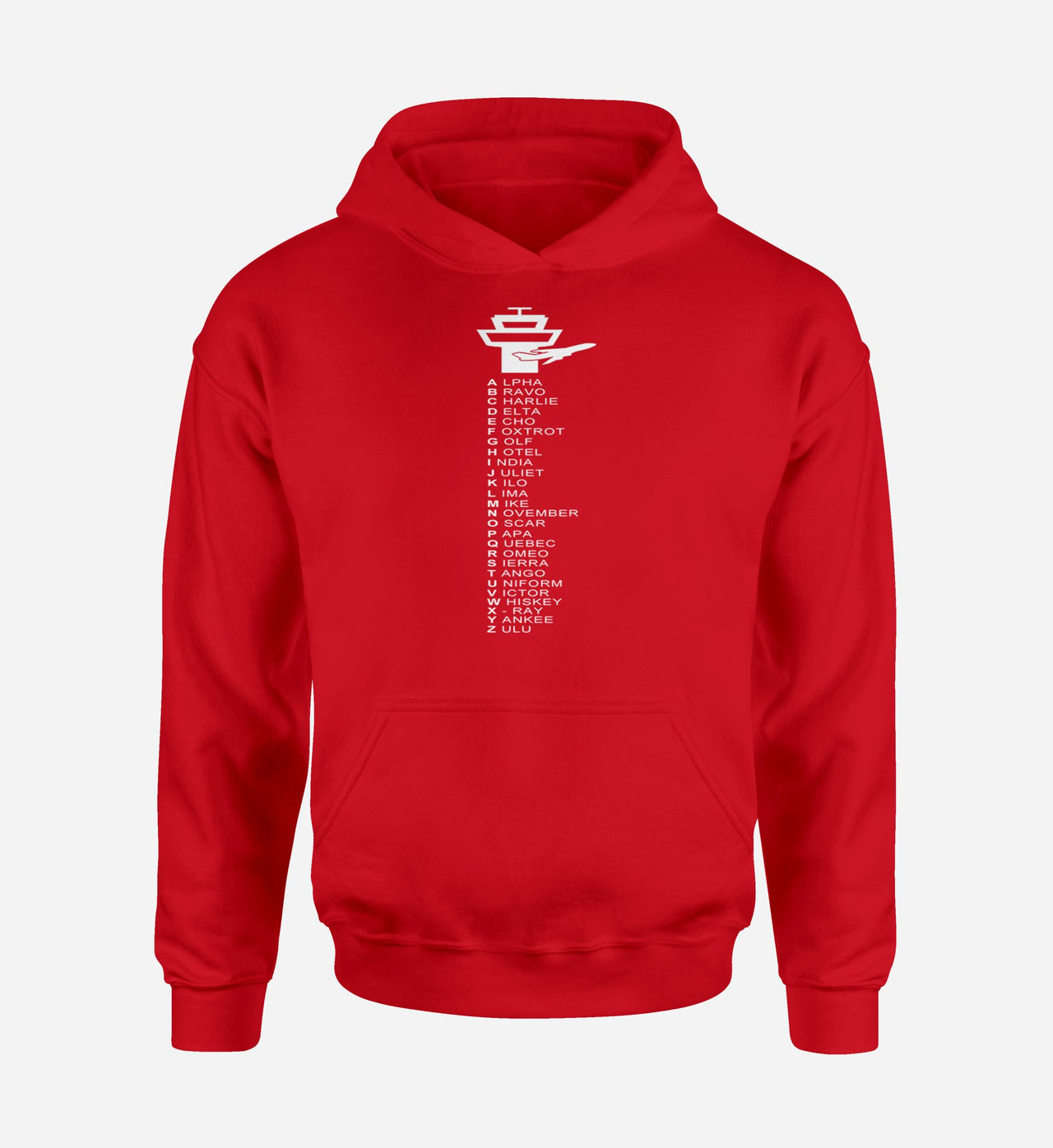 Aviation Alphabet Designed Hoodies