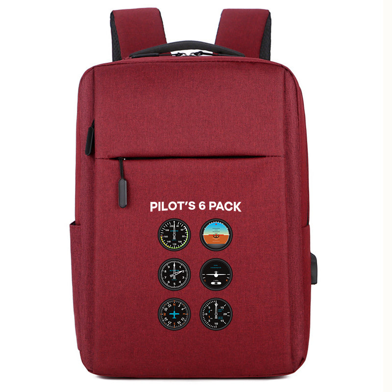Pilot's 6 Pack Designed Super Travel Bags