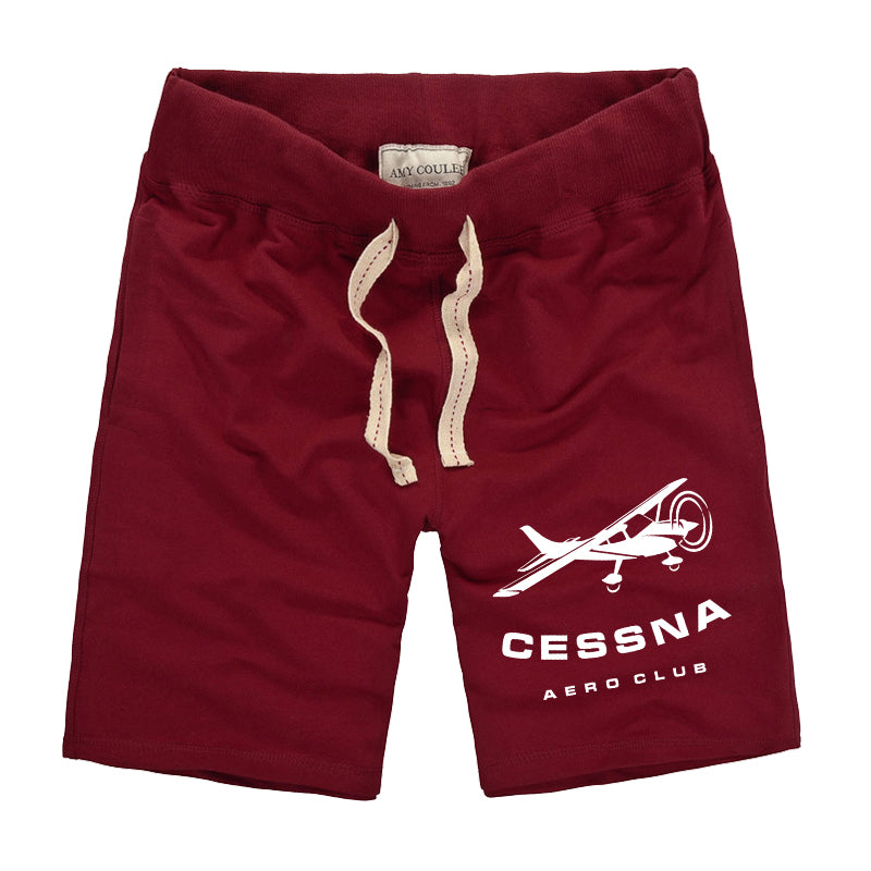 Cessna Aeroclub Designed Cotton Shorts