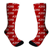 Thumbnail for A310 Flat Text Designed Socks