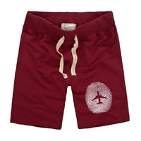 Thumbnail for Aviation Finger Print Designed Cotton Shorts