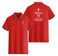 Thumbnail for Trust Me I'm a Pilot Designed Stylish Polo T-Shirts (Double-Side)